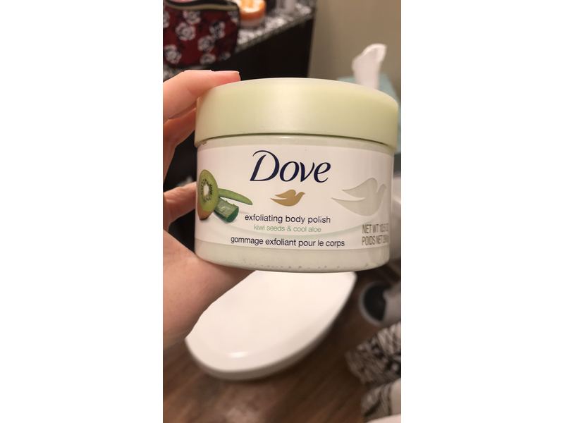Dove Exfoliating Body Polish, Kiwi & Aloe, 10.5 oz