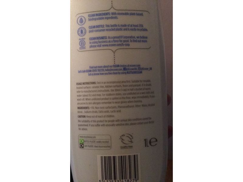 Ecover Zero All Purpose Cleaner, 1 L