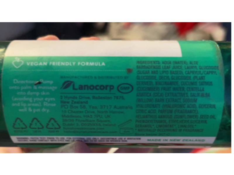 By Nature Foaming Cleanser, Hyaluronic Acid + Cica + Niacinamide, 5 fl oz/150 mL