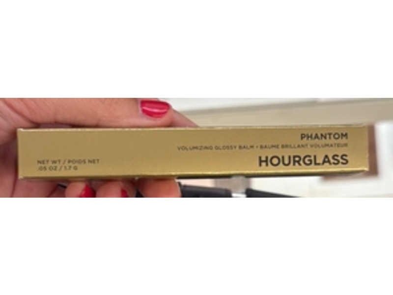 Hourglass Phantom Volumizing Glossy Balm, Desire 120-Cool Pink, 0.05 oz/1.7 g