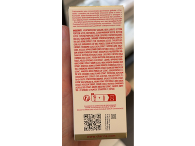 Clarins Hydric + Lipdic System Double Serum, 1 fl oz/30 mL