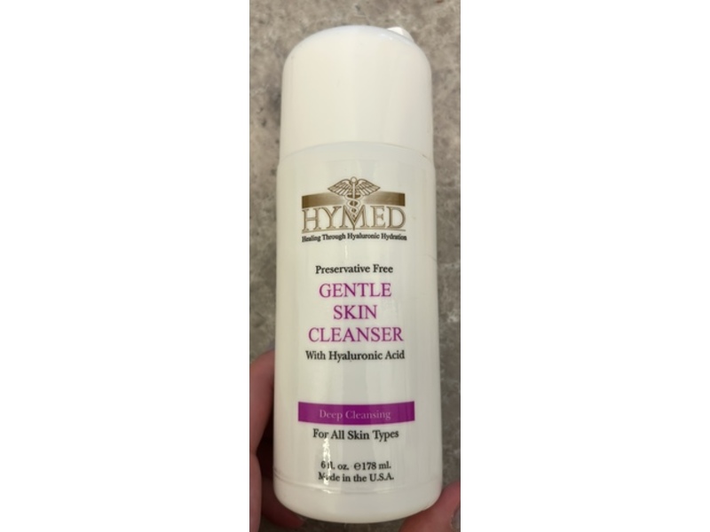 Hymed Gentle Skin Cleanser, Hyaluronic Acid, 6 fl oz/178 mL