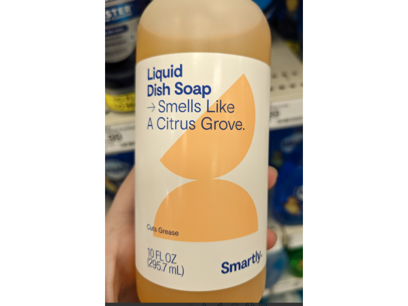 Smartly Liquid Dish Soap, Citrus Grove, 10 fl oz/295.7 mL