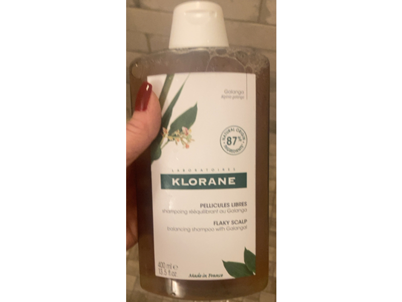Klorane Anti-Dandruff Rebalancing Shampoo, Galangal, 13.5 fl oz/400 mL