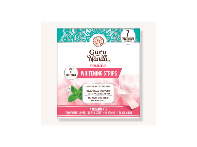 Guru Nanda Sensitive Whitening Strips, 14 Count