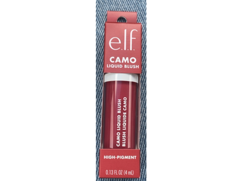 e.l.f. Camo High - Pigment Liquid Blush, Berry Well, 0.13 fl oz/4 mL