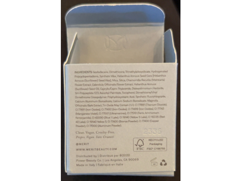 Merit Solo Shadow Matte Eyecolor, Brun, 0.17 oz/5 g