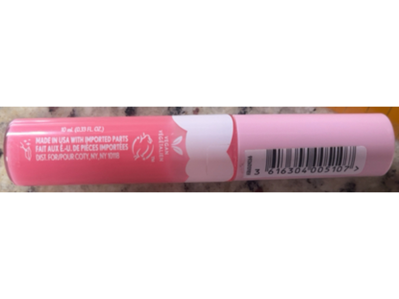 CovergirlL Clean Fresh Yummy Gloss, Sugar Poppy, 0.33 fl oz/10 mL