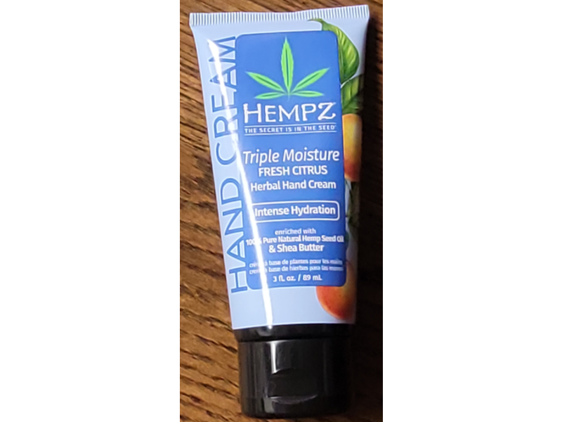 Hempz Triple Moisture Hand Cream, 3 fl oz/89 mL