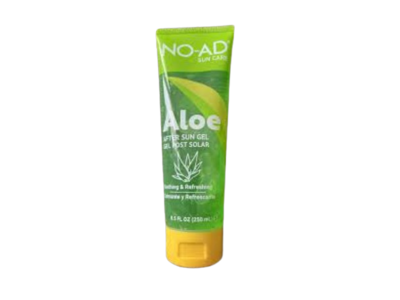 No-Ad Sun Care After Sun Gel, Aloe, 8.5 fl oz/250 mL