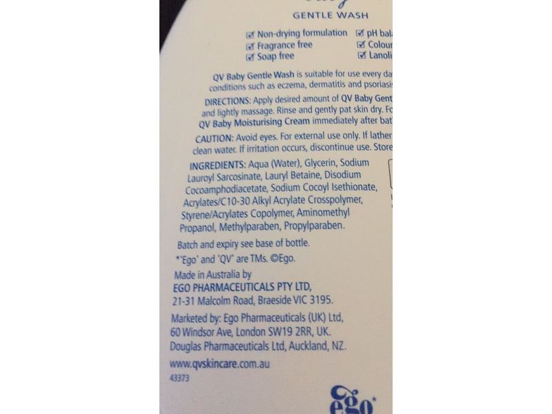 QV Baby Gentle Wash, 500 gr