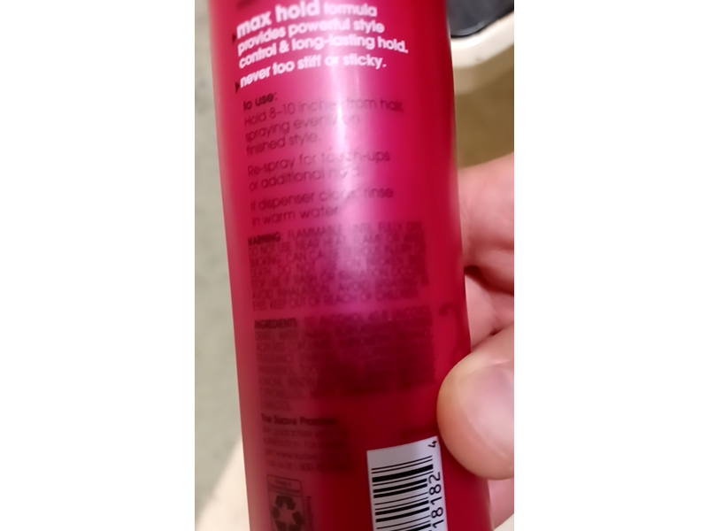 Suave Non - Aerosol Hairspray, Max Hold 8, 11 fl oz/325 mL