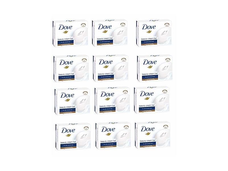 Dove Beauty Cream Bar, 100 g/3.5 oz (Pack of 12)