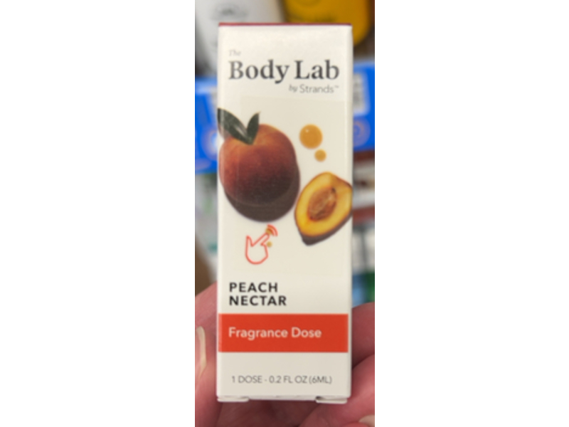 The Body Labs By Strands Fragrance Dose, Peach Nectar, 0.2 fl oz/6 mL