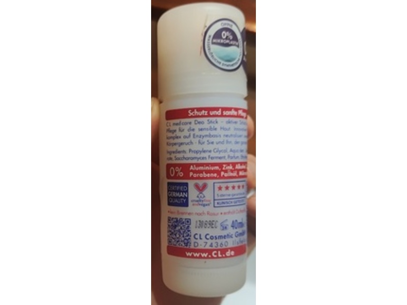 CL Cosmetcs Medcare+ Mein Deo Deodorant Stick, 40 mL