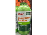 Meijer Breath Defense Oral Rinse, Mild Mint, 16 fl oz/473 mL - thumbnail 2
