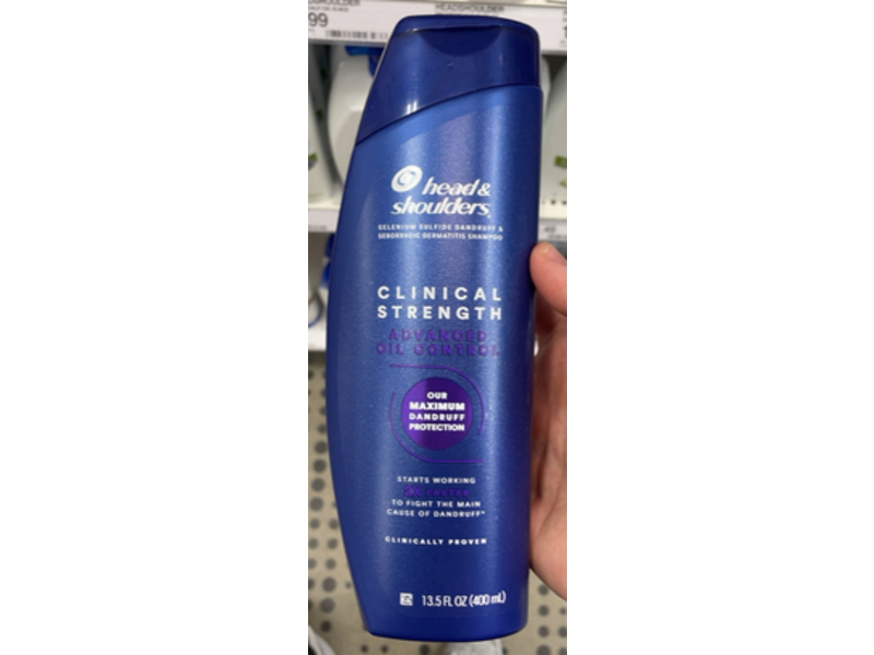 Head & Shoulders Clinical Strength Dandruff Shampoo, 13.5 fl oz/400 mL