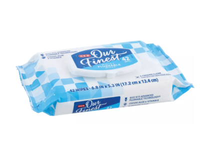 H-E-B Our Finest Moist Flushable Wipes, 42 Count, Pack Of 2