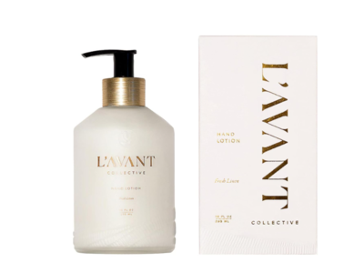 L'avant Collective Hand Lotion, Fresh Linen, 10 fl oz/295 mL