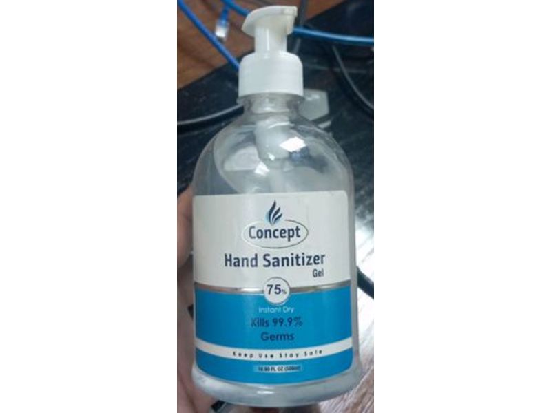 Concept Hand Sanitizer Gel, 16.9 fl oz/500 mL