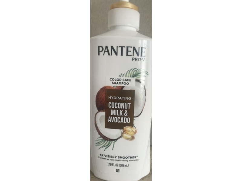 Pantene Pro-V Color Safe Shampoo, Coconut Milk & Avocado, 17.0 fl oz/505 mL