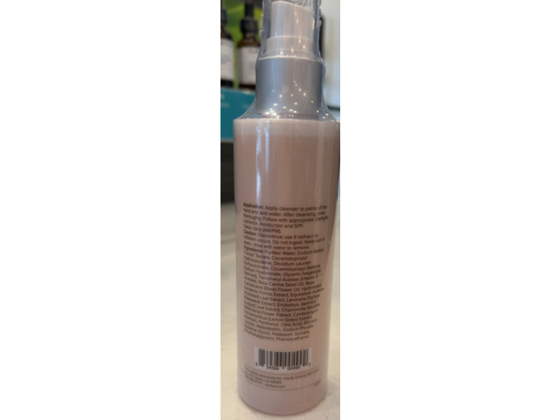 ClarityRx Cleanse Daily Vitamin-Infused Cleanser, 6 fl oz/180 mL