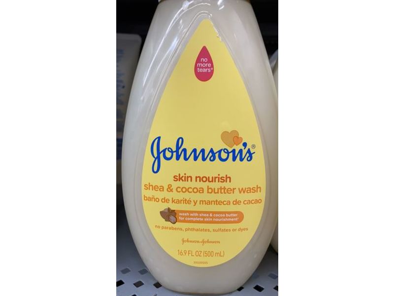 Johnson’s Skin Nourish Wash, Shea & Cocoa Butter, 16.9 fl oz/500 mL