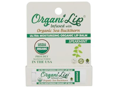 Organic Lip Ultra Moisturizing Organic Lip Balm, Spearmint, 0.15 oz