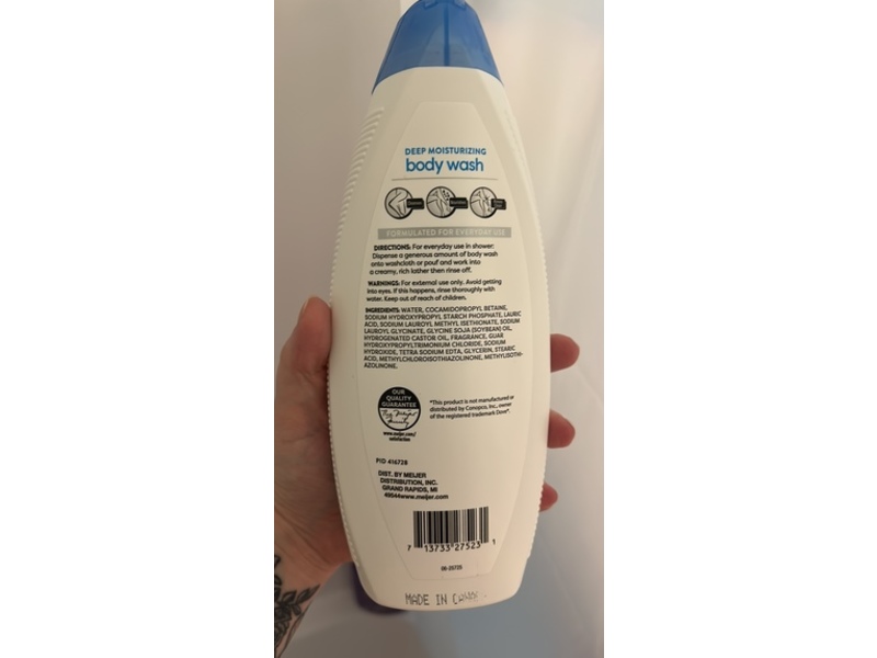 Meijer Deep Moisturizing Body Wash, 22 fl oz/650 mL