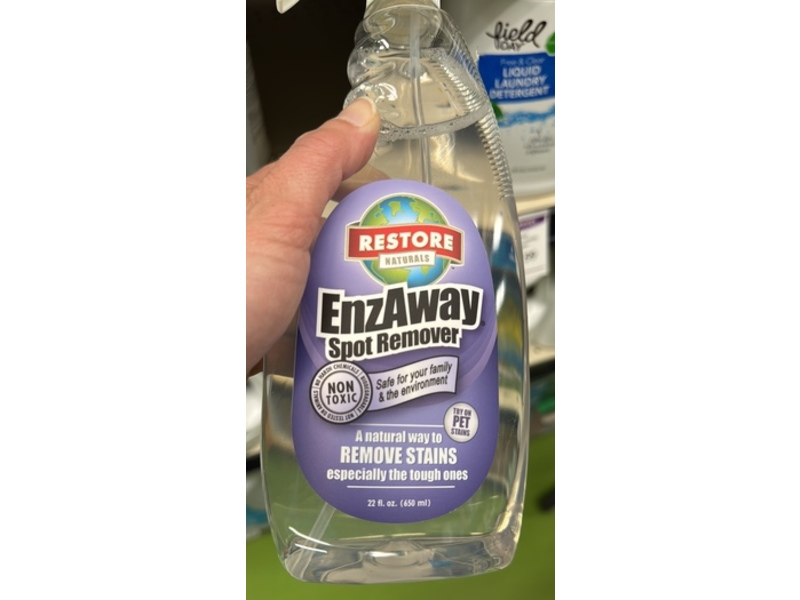 Restore Naturals EnzAway Spot Remover, 22 fl oz/650 mL, 2 Pack