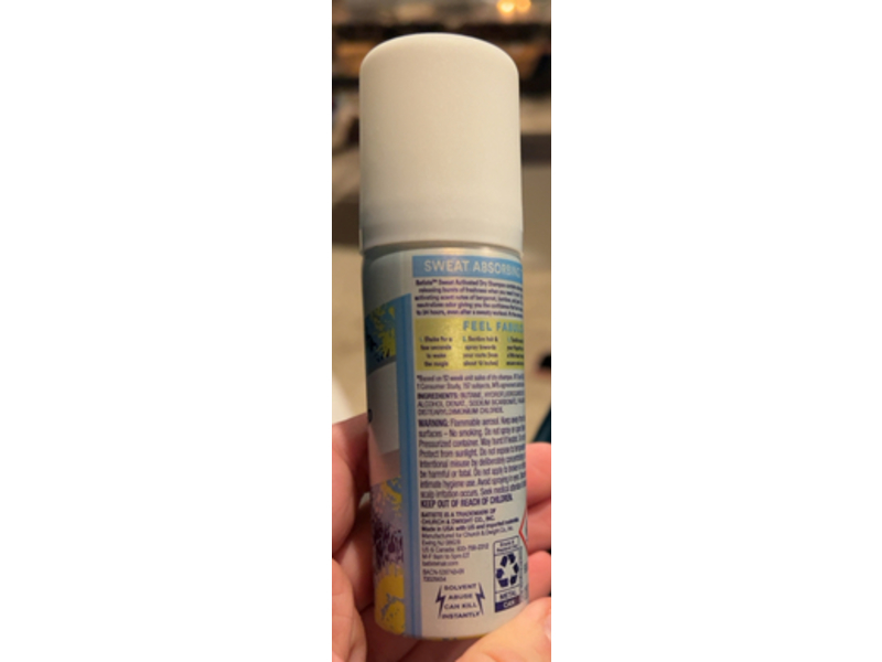 Batiste Dry Shampoo, Sweat Activated, 1.06 oz/30 g