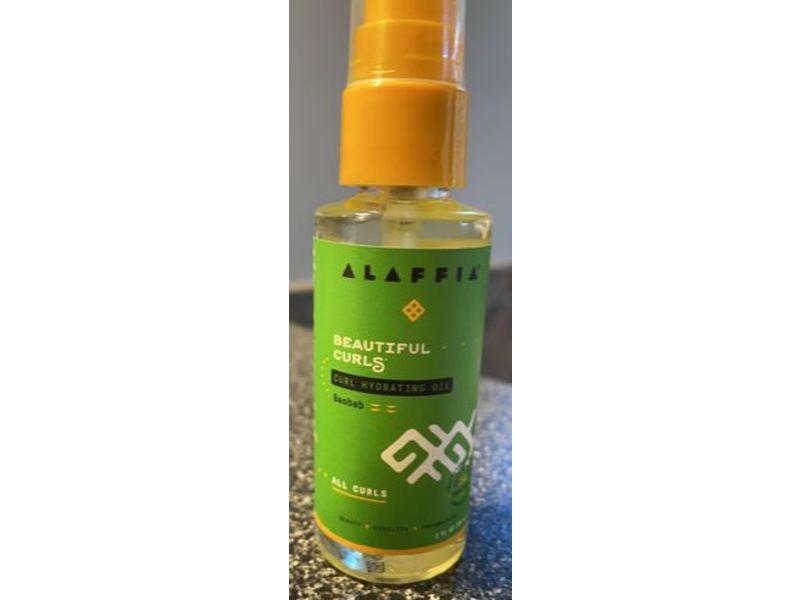 Alaffia Beautiful Curls Curl Hydrating Oil, 2 fl oz/59 ml