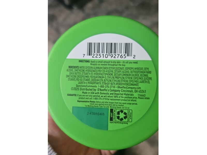 O'Keeffe's Working Hands Cream, 10 oz