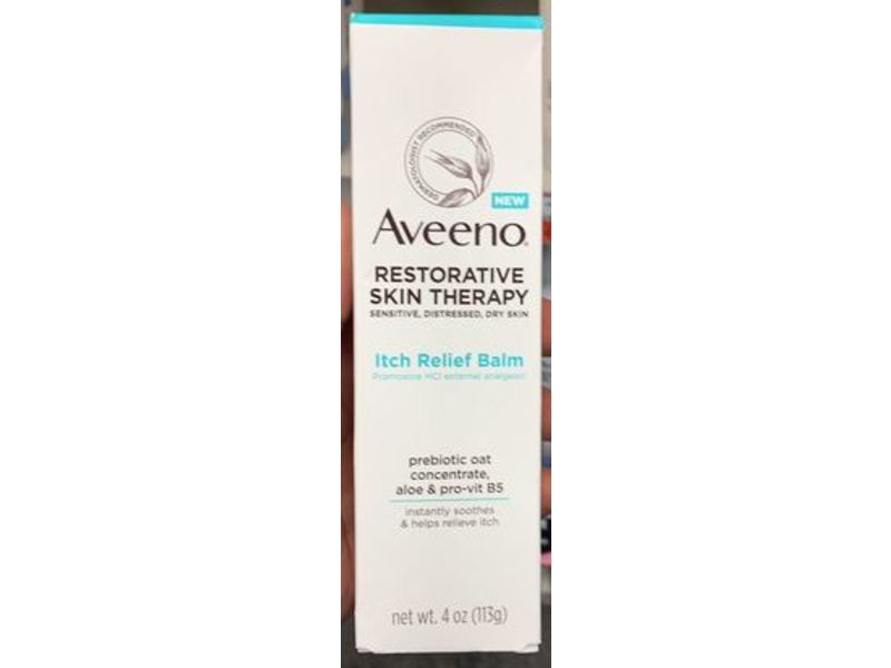 Aveeno Restorative Skin Therapy Itch Relief Body Balm, 4 fl oz/113 g