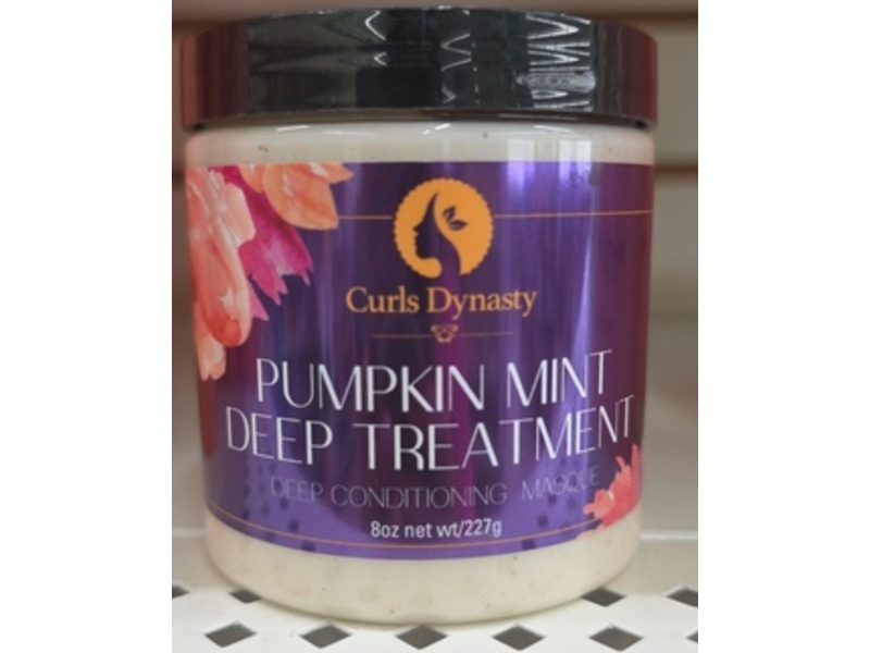 Curls Dynasty Pumpkin Mint Deep Treatment, 8 oz/227 g
