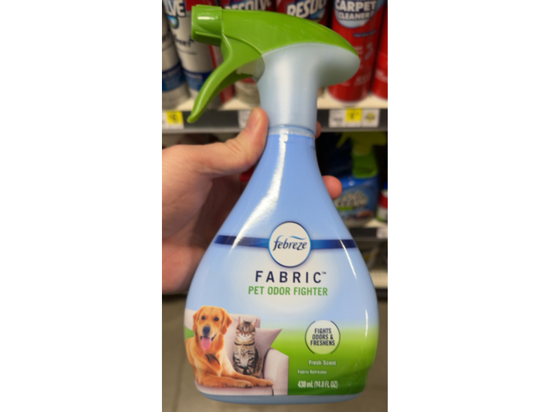 Febreze Fabric Pet Odor Fighter, Fresh Scent, 14.8 fl oz/438 mL