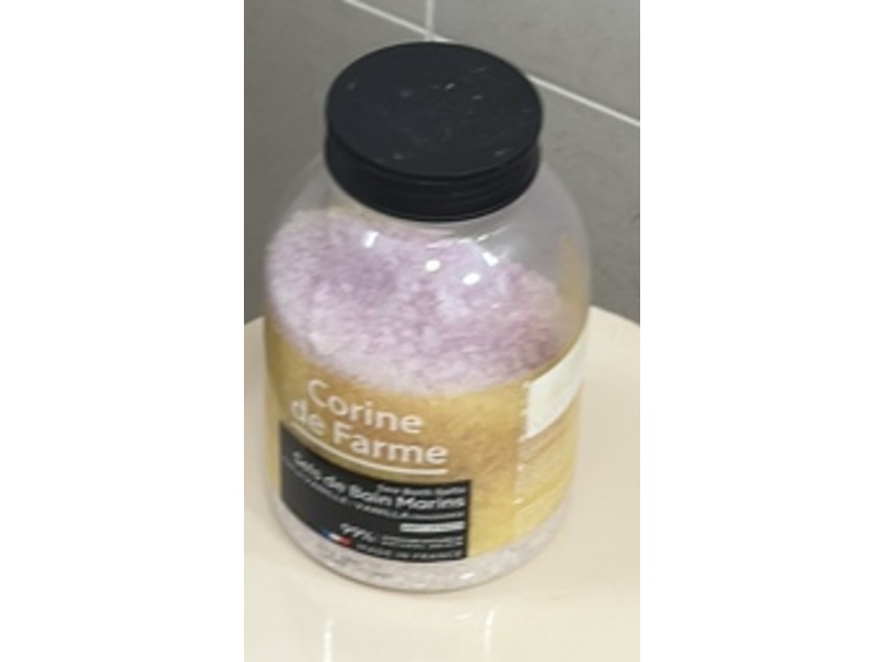 Corine De Farme Bath salt, Vanilla, 1.3 kg