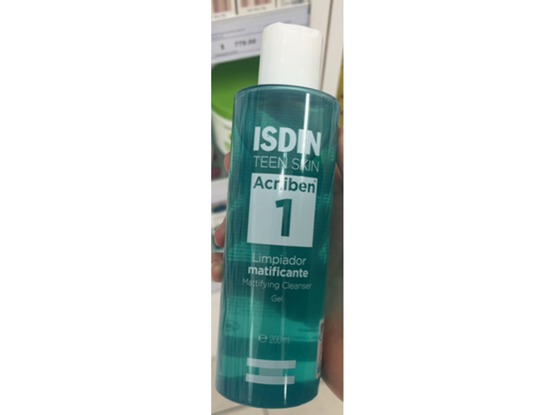 Isdin Teen Skin Acniben Mattifying Cleanser Gel, 200 mL