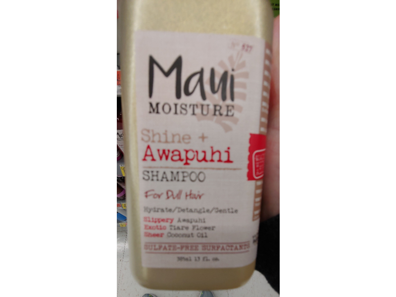 Maui Moisture Shampoo, Shine + Awapuhi, 13 fl oz