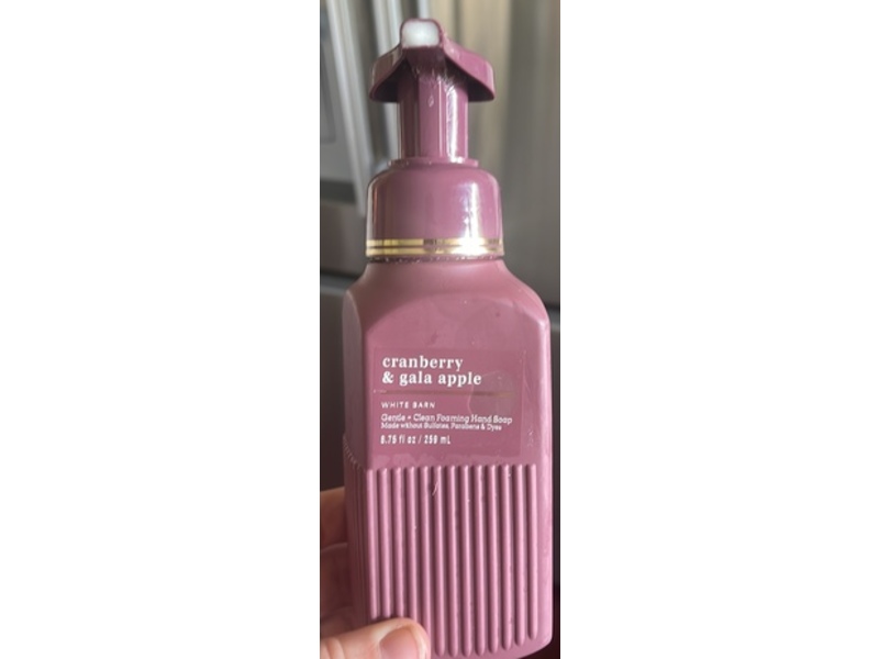 White Barn Gentle + Clean Foaming Hand Soap, Cranberry & Gala Apple, 8.75 fl oz/259 mL