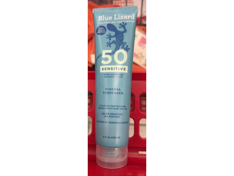Blue Lizard Sunscreen, SPF 50, 5 fl oz/148 mL