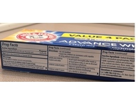 Arm & Hammer Advance white Anticavity Fluoride Toothpaste, Clean Mint, 7.2 oz/204 g, Pack Of 4 - Image 4