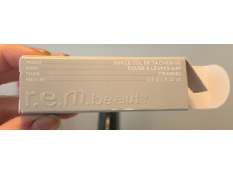 R.E.M. Beauty On Your Collar Matte Lipstick, Tiramisu, 0.12 oz/3.5 g