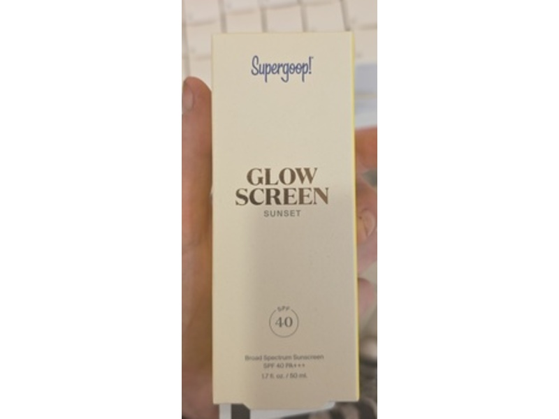 Supergoop! Glow Screen Sunscreen, SPF 40, Sunset Deep Bronze, 1.7 fl oz/50 mL