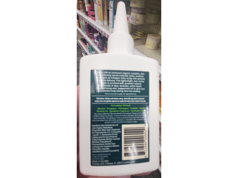 Canviiy Scalp Bliss Itch-Calming Organic-Based Serum, 4 fl oz/118 mL