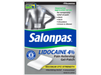 Salonpas Pain Relieving Gel-Patch, Lidocaine, Count 2 - Image 2