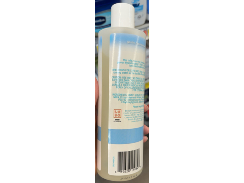 Bluey Happy Bubble Bath, 16 fl oz/473 mL