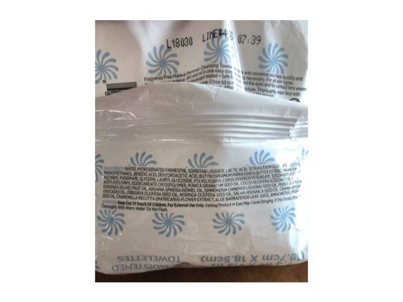 Equate Beauty Makeup Remover Cleansing Towelettes, Fragrance Free, 40 Count