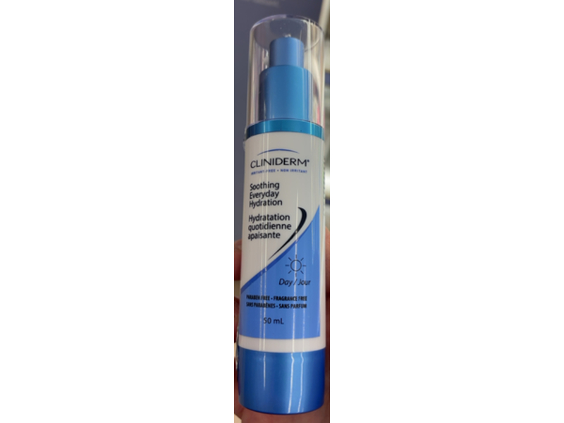 Cliniderm Soothing Everyday Hydration, 1.69 fl oz/50 mL