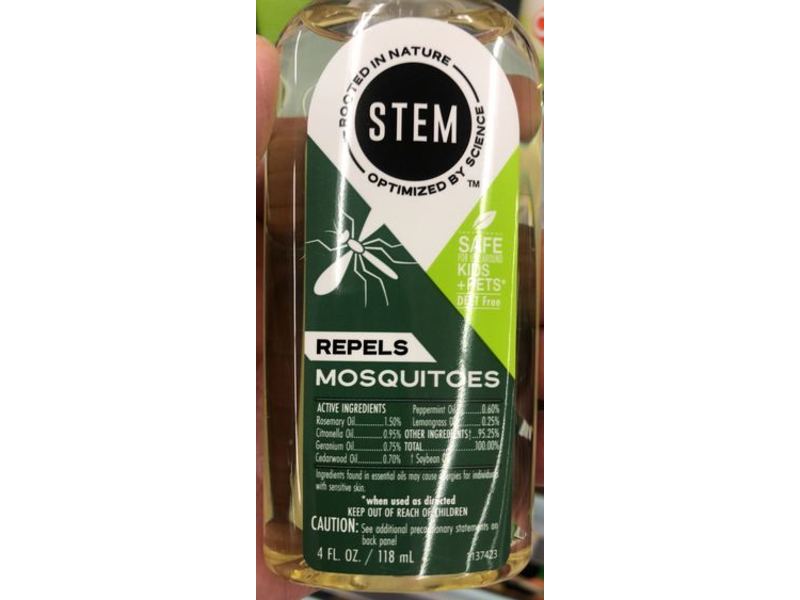 Stem Repels Mosquitoes, 4 fl oz/118 mL
